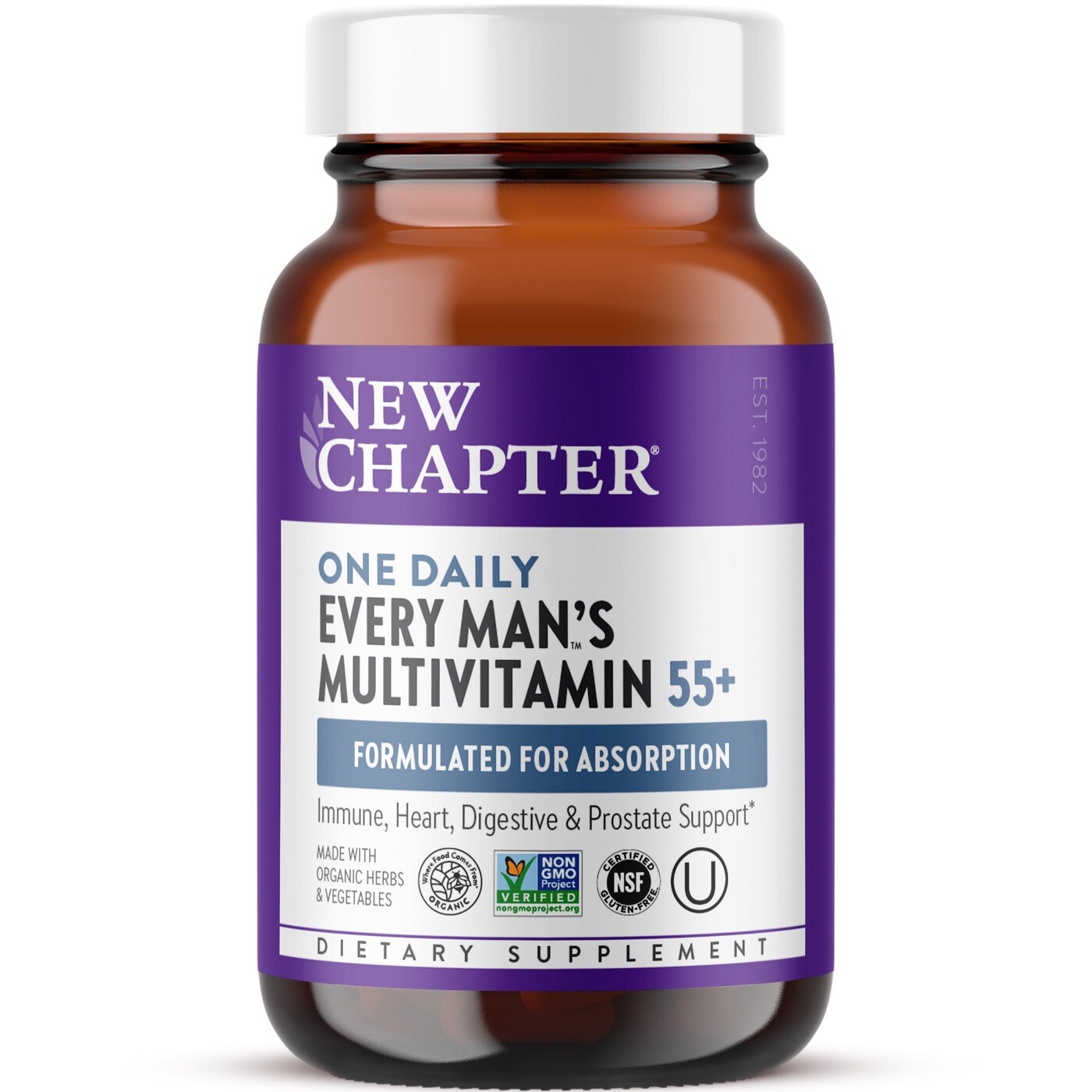 New Chapter Every Man's One Daily 55+ Multivitamin Tablets - 48 Count Exp 01/27 New Chapter Every Man's One Daily 55+ Multivitamin Tablets - 48 Count Exp 01/27