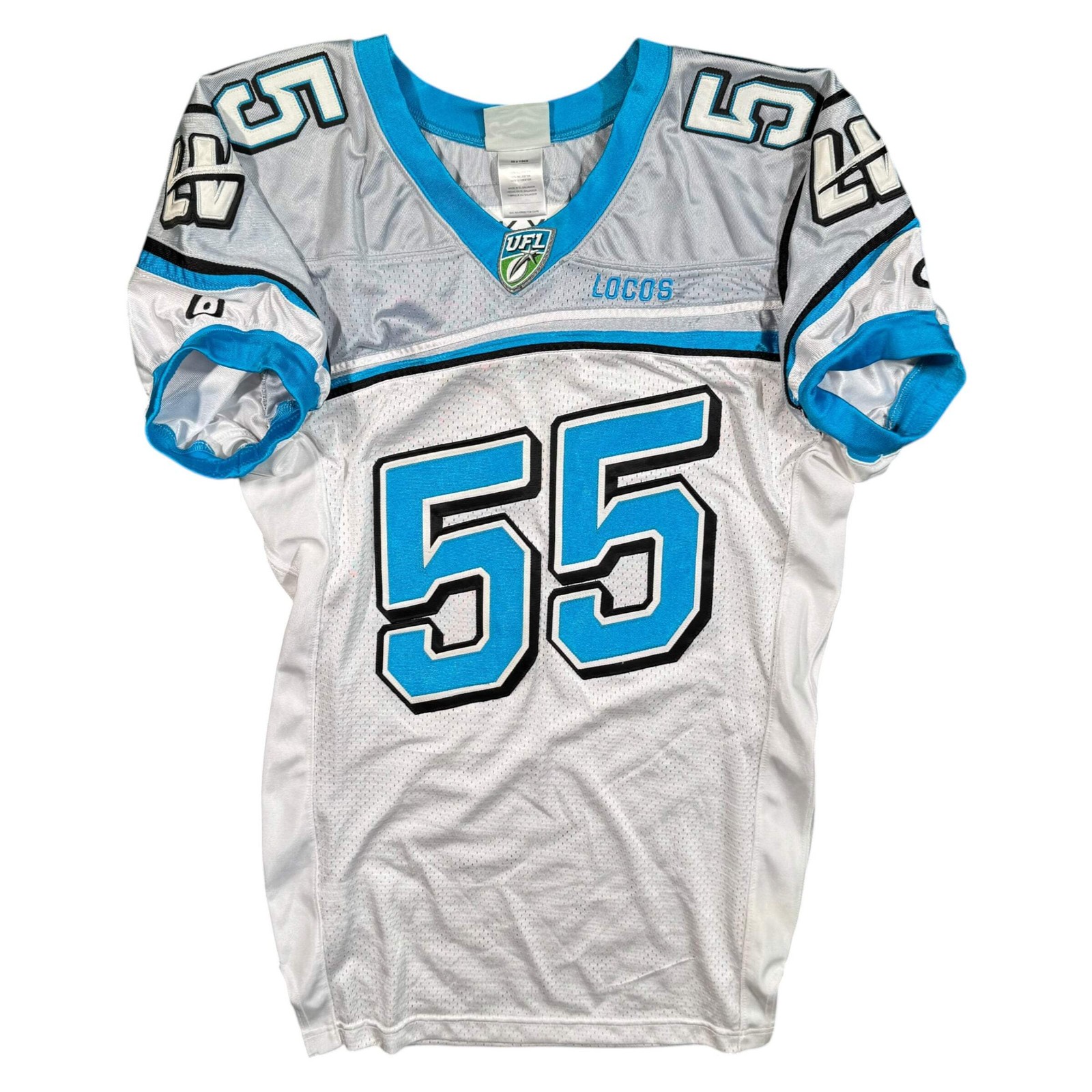 Gary Stills Las Vegas Locomotives Game Issued/Worn 2009 UFL Jerssy