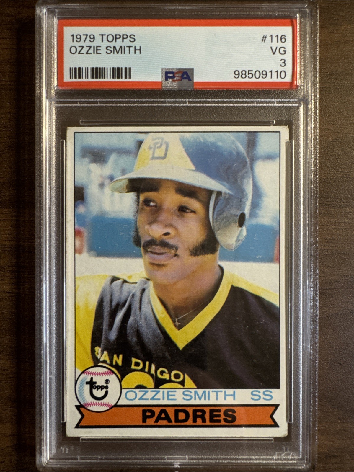 Ozzie Smith, 1979 Topps, 116, PSA 3, Padres, Cardinals, HOF Ozzie Smith, 1979 Topps, 116, PSA 3, Padres, Cardinals, HOF