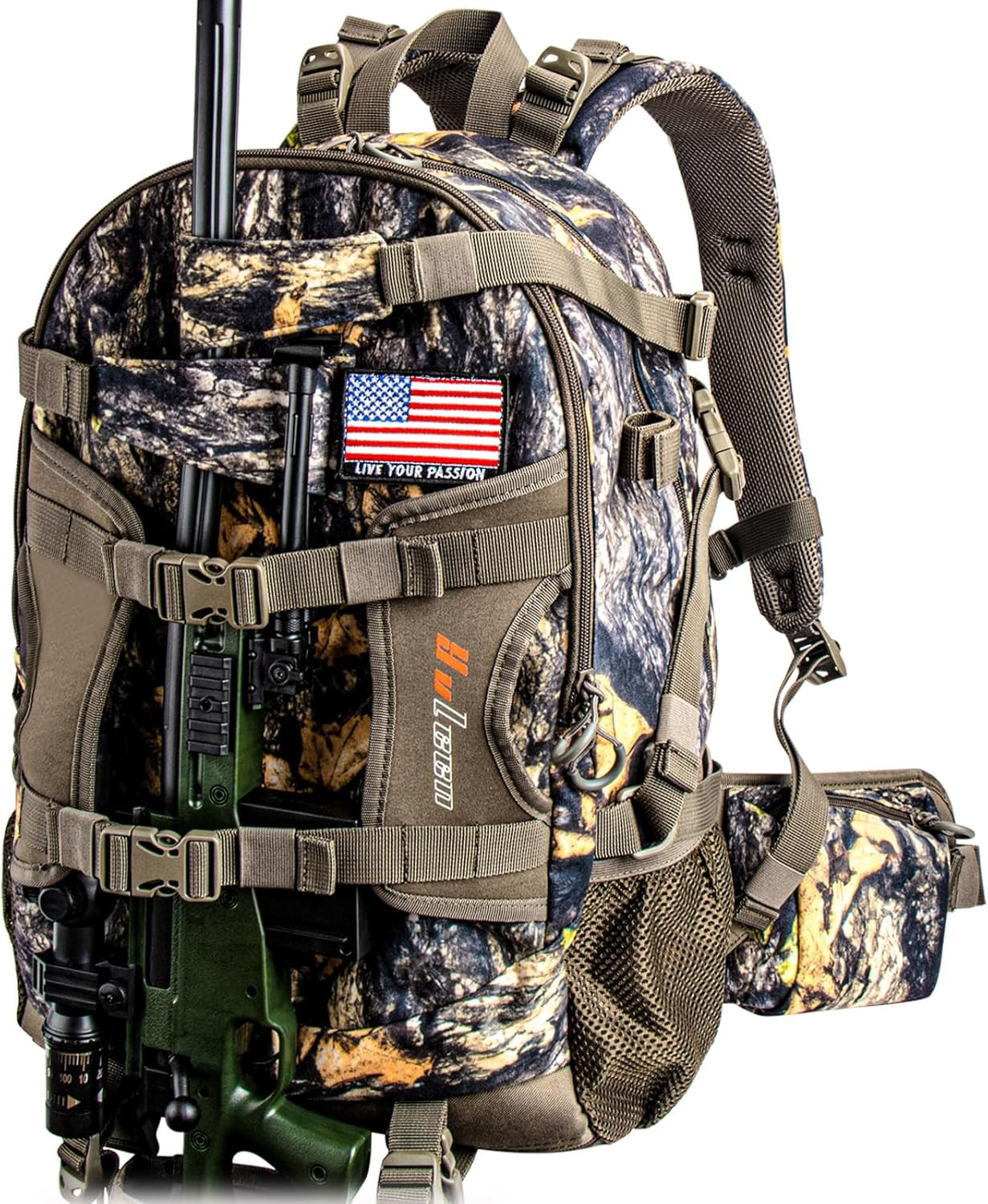 Hunting Backpack, Waterproof Camo Hunting Packs for Men, Durable Large Capacity