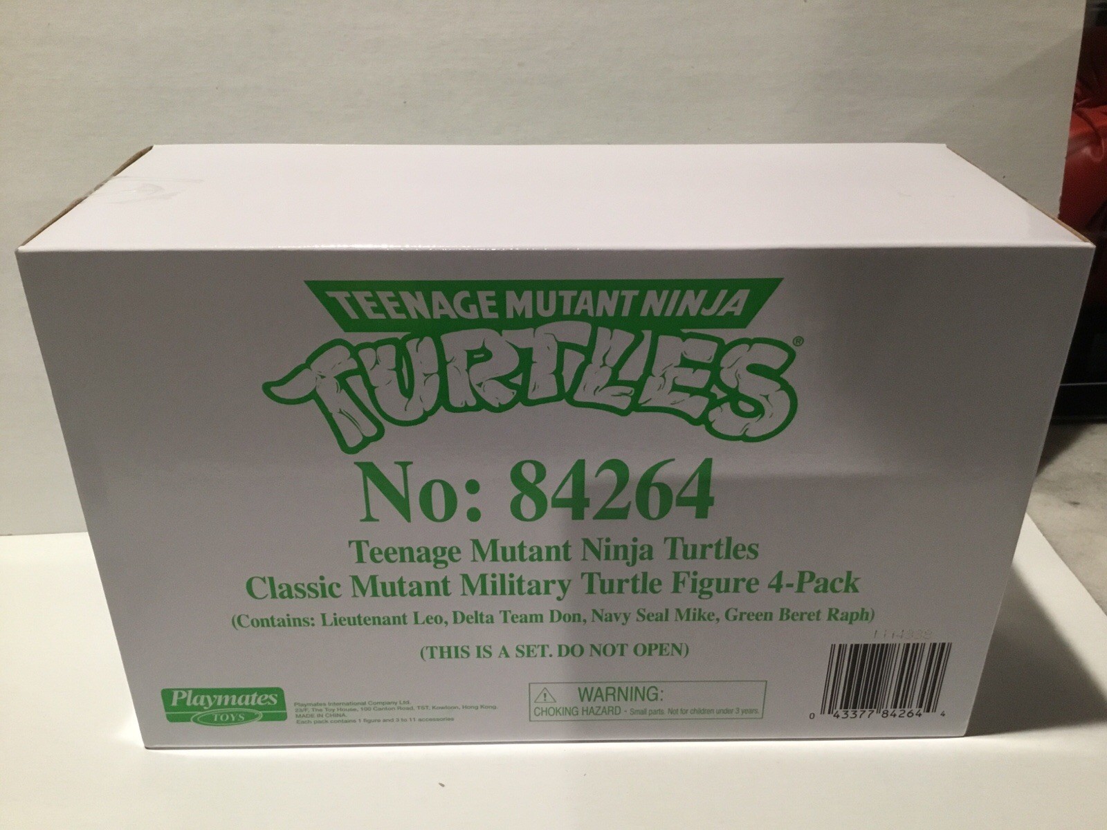 Tmnt Teenage Mutant Ninja Turtles Playmates Mutant Military Turtle 4 Pack