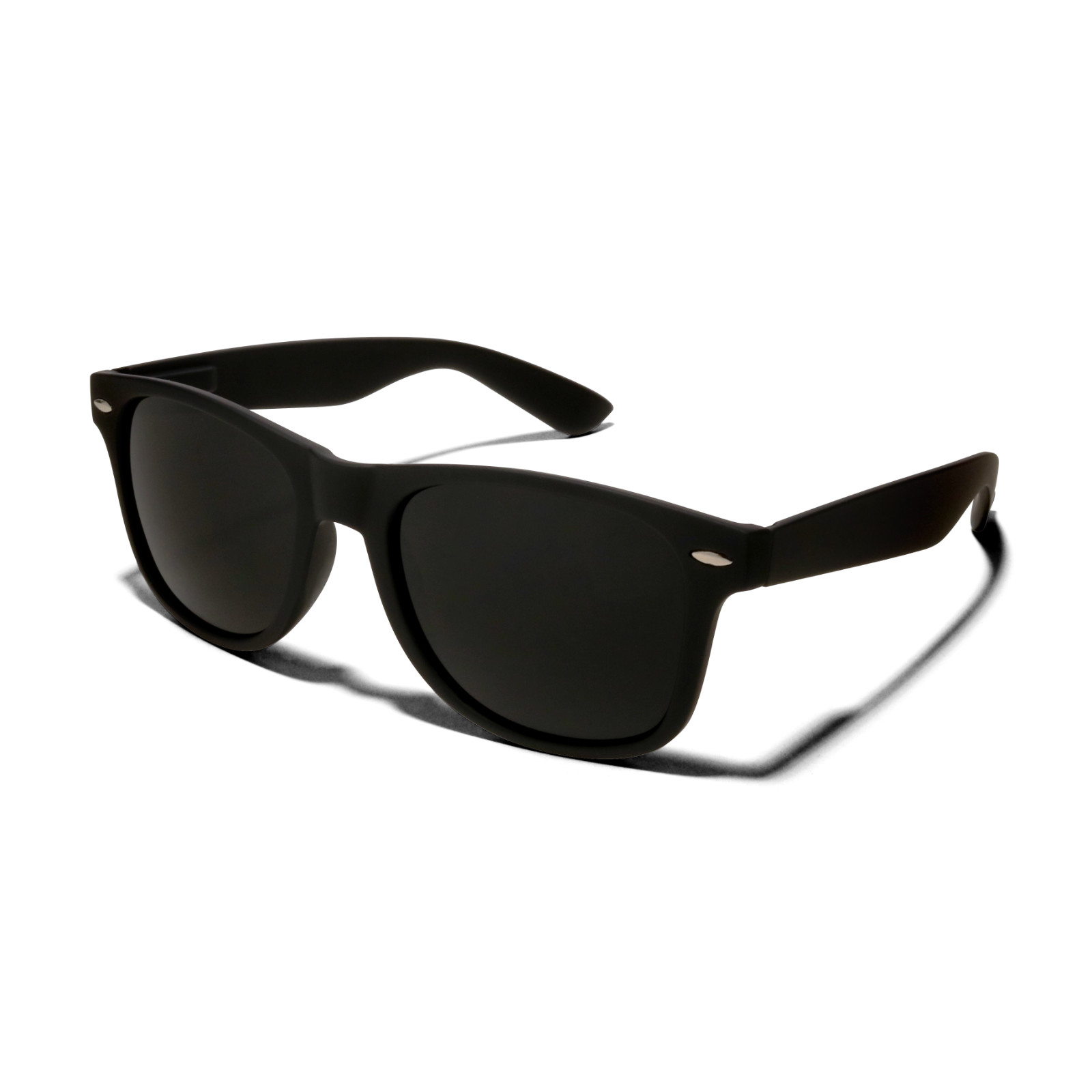 ShadyVEU Super Dark Round Darkest Lens Limo Tint Classic Desert Sunglasses