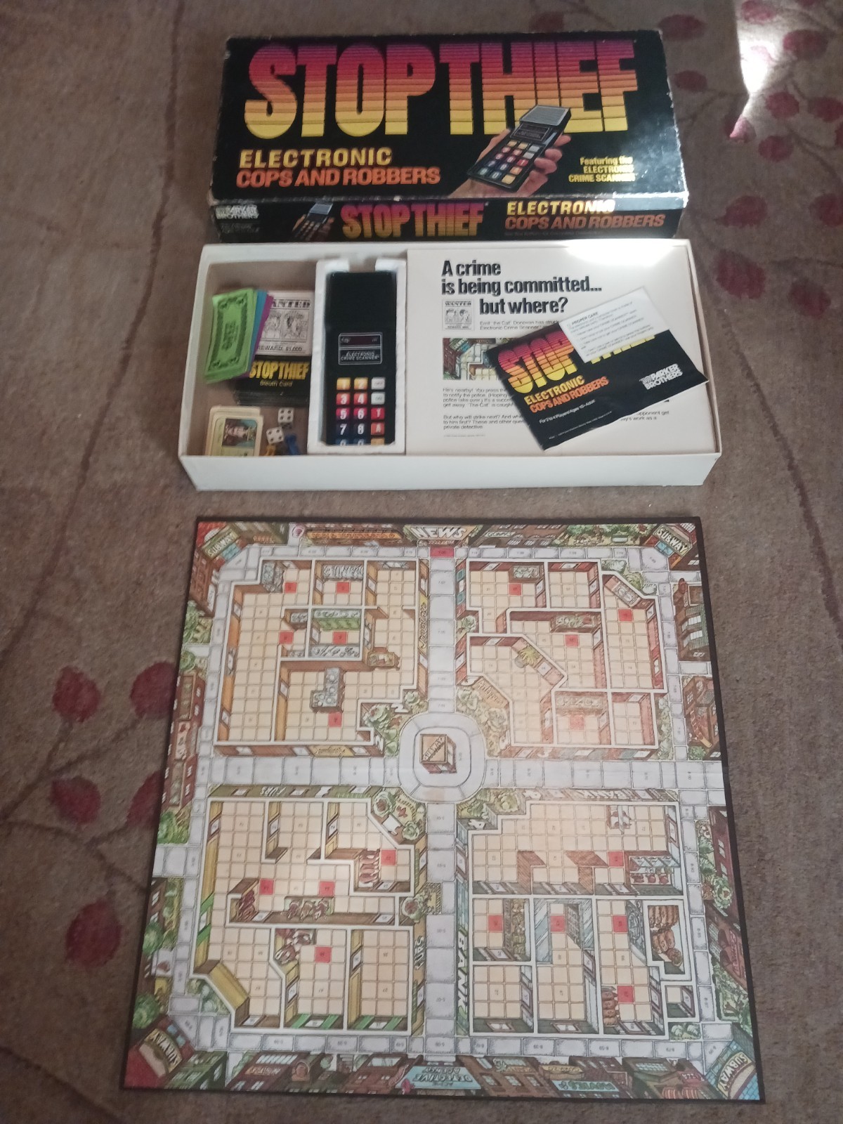 Vintage 1979 STOP THIEF Electronic Cops & Robbers Game by Parker Brothers