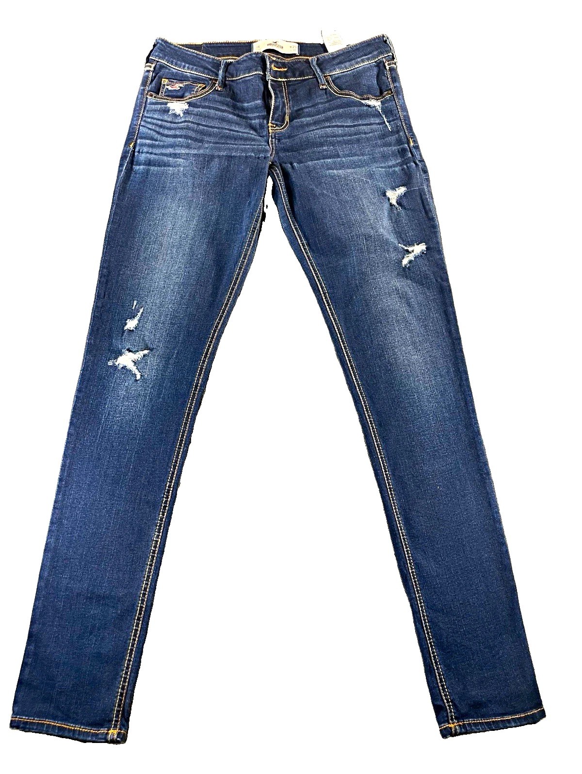 Hollister California Women’s Skinny Jeans Slim Fit Mid Rise Dark Wash Blue M-29” Hollister California Women’s Skinny Jeans Slim Fit Mid Rise Dark Wash Blue M-29”
