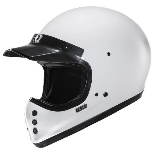 HJC Adult\'s V60 Motorcycle Helmet White Size Medium - 0891-0109-05