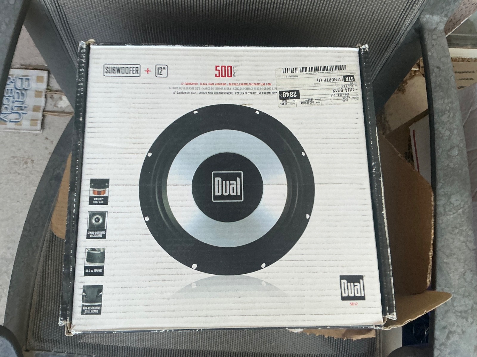 3 NEW Dual SD12 12” 500W Car Subwoofers – Never Installed – $100 for All 3