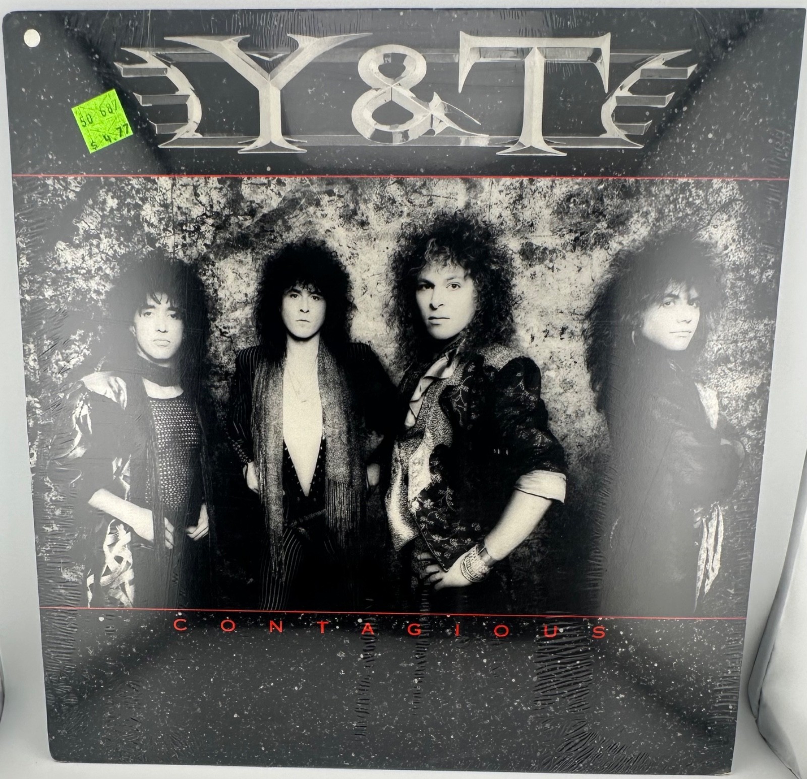 Y&T - Contagious [ SUPER RARE NEW Vinyl Single, 1987 Geffen ] SEALED