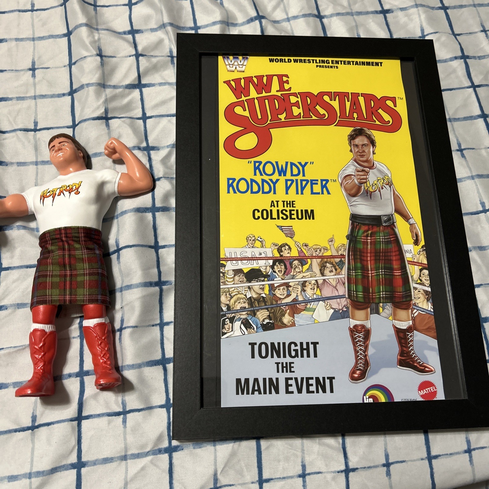 Rowdy Roddy Piper Mattel LJN WWE Superstars Action Figure