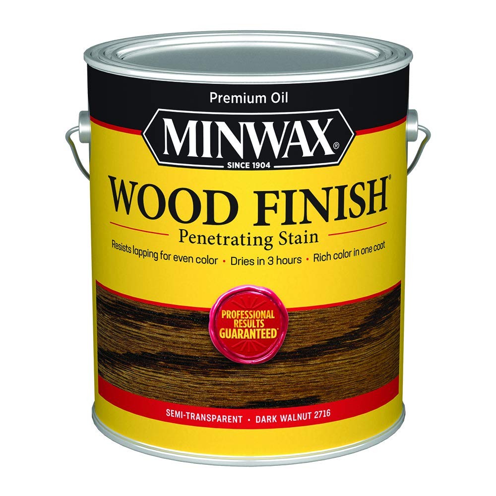 Minwax Wood Finish Dark Walnut 250 VOC Oil Based Stain Quick Drying Easy Apply Minwax Wood Finish Dark Walnut 250 VOC Oil Based Stain Quick Drying Easy Apply