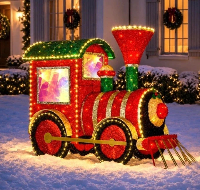Member's Mark 5' Pre-Lit Holiday Train New 🎇