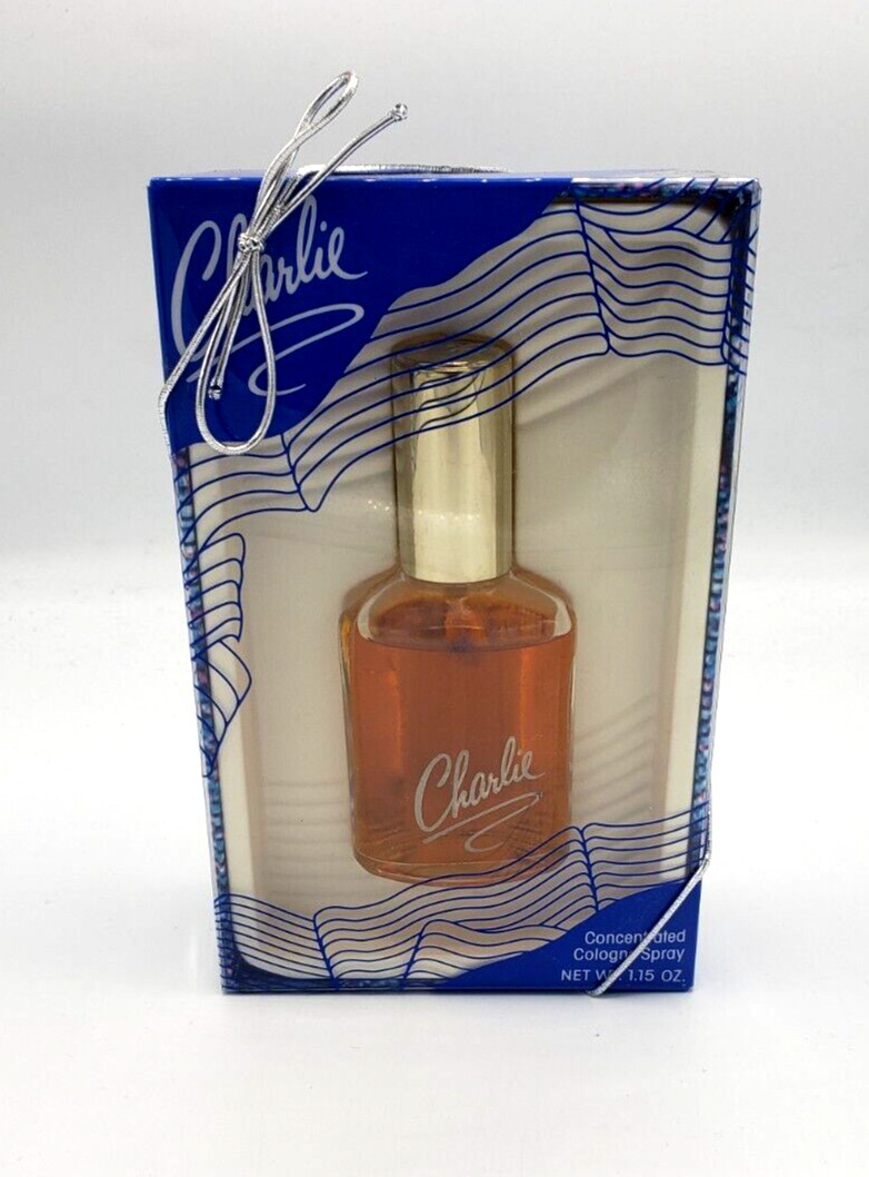 NEW Charlie Revlon Concentrated Cologne Spray 1.15 oz NEW Charlie Revlon Concentrated Cologne Spray 1.15 oz