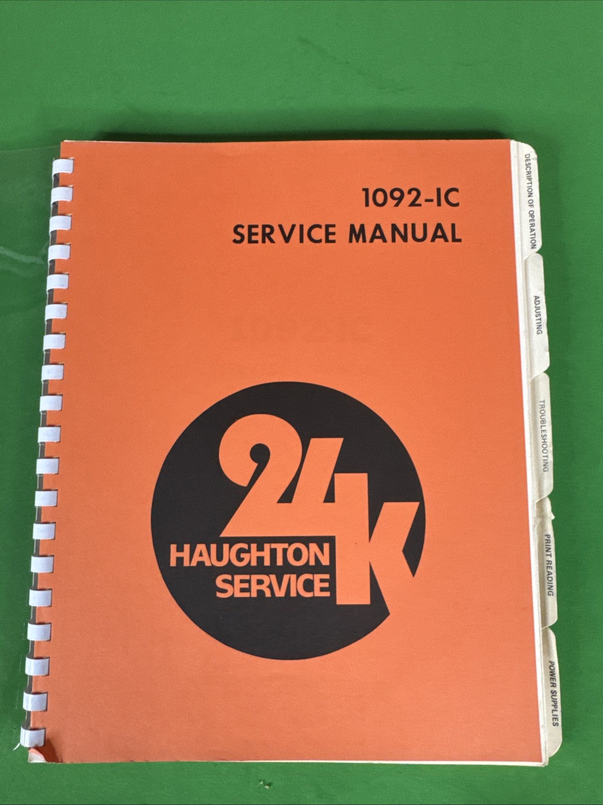 vintage 1975 Haughton Elevator 1092+IC Service Manual vintage 1975 Haughton Elevator 1092+IC Service Manual
