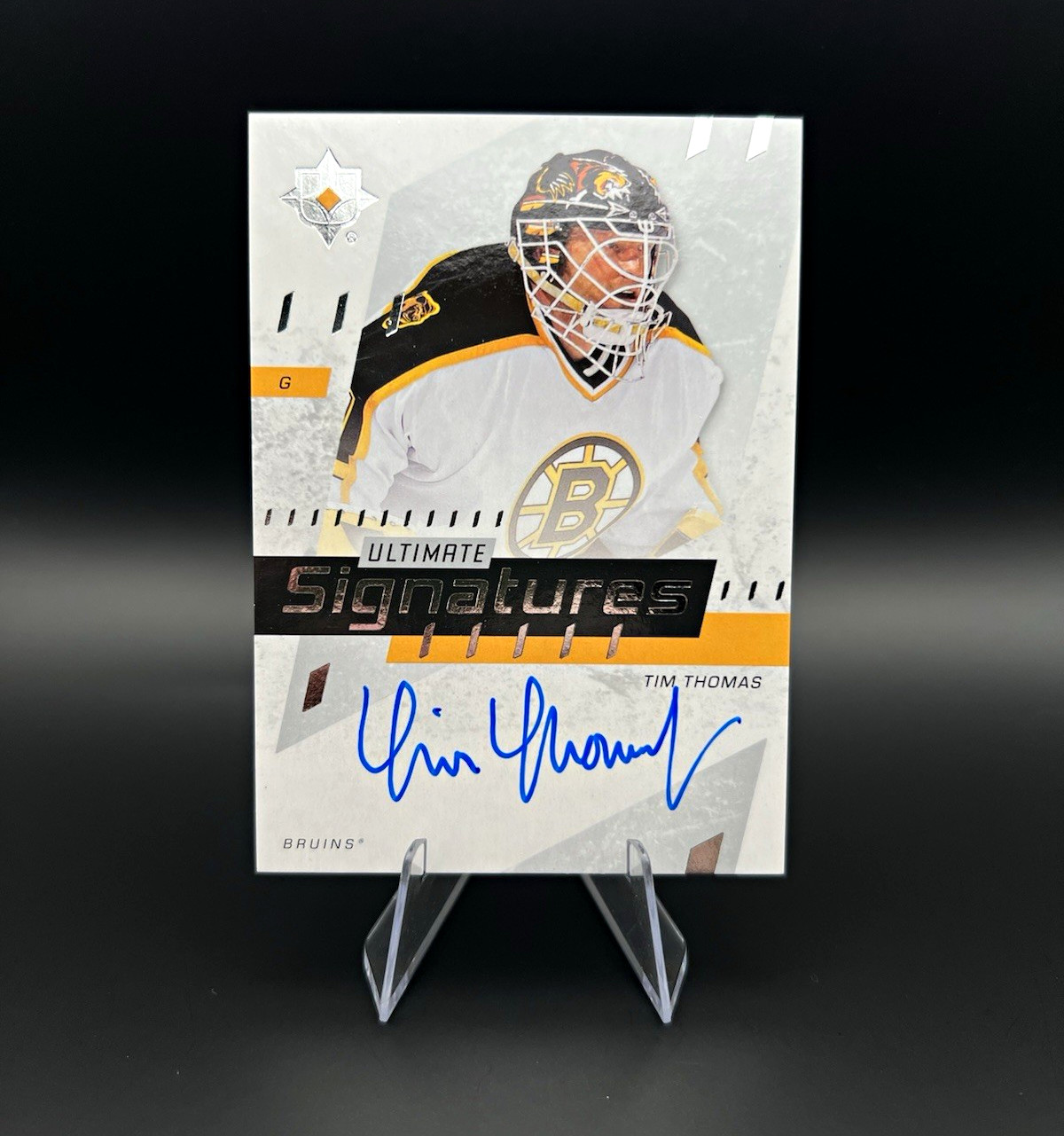 2025-26 Ultimate - Tim Thomas Auto #US-TT Bruins 2025-26 Ultimate - Tim Thomas Auto #US-TT Bruins