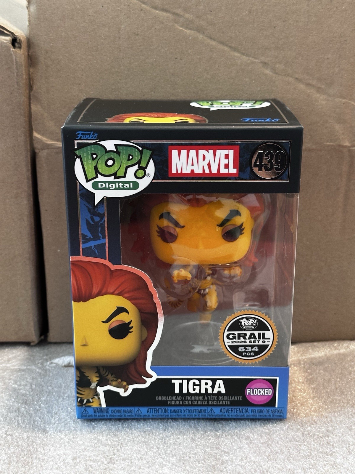 Marvel Avengers TIGRA FUNKO POP #439 Vynil Figure 634Pcs Marvel Avengers TIGRA FUNKO POP #439 Vynil Figure 634Pcs