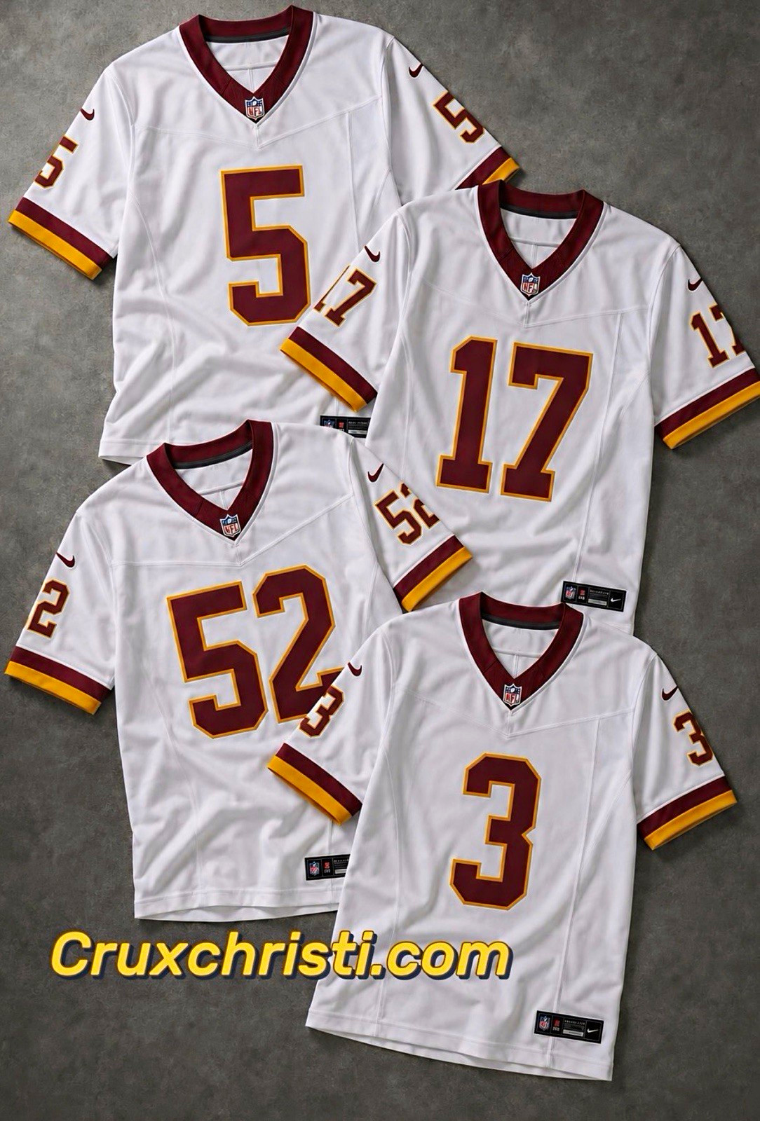 Nike Washington Commanders NFL White any player any number Vapor fuse Nike Washington Commanders NFL White any player any number Vapor fuse