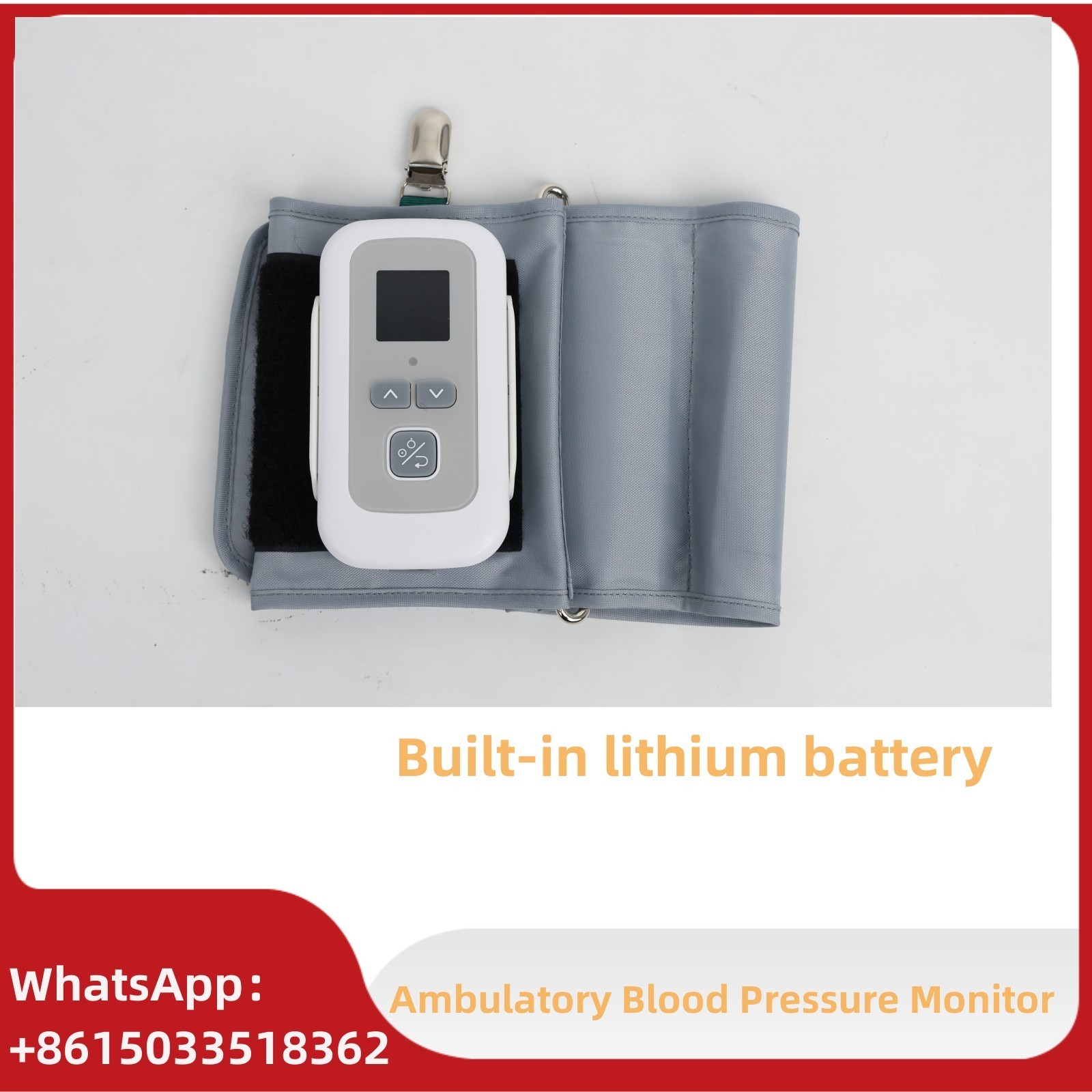 Ambulatory Blood Pressure Monitor 24h Upper Arm NIBP Holter Machine,NEW