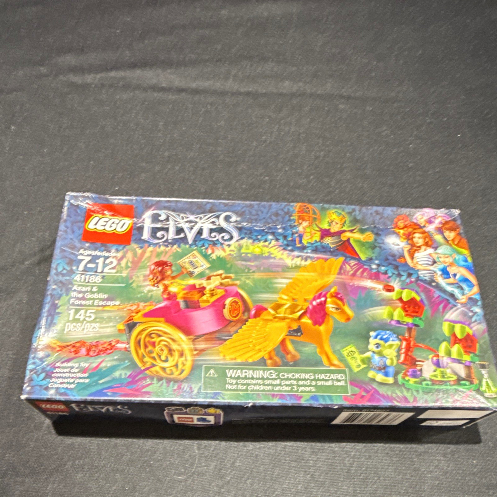 LEGO Elves 41186 Azari & the Goblin Forest Escape 145 pcs Complete Set Box LEGO Elves 41186 Azari & the Goblin Forest Escape 145 pcs Complete Set Box