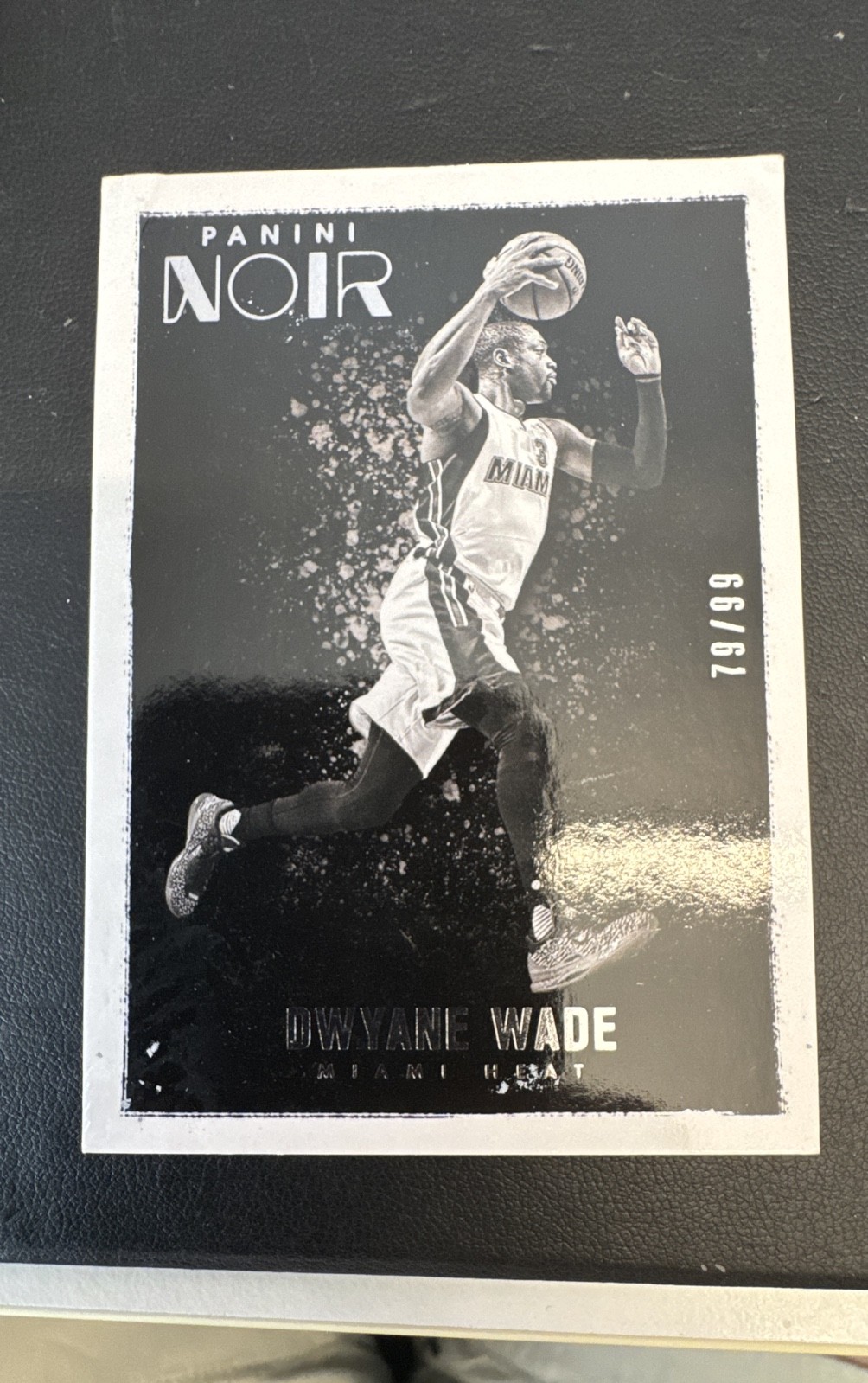 2015-16 Panini Noir Dwayne Wade Base Black And White /99 Miami Heat HOF 1 2015-16 Panini Noir Dwayne Wade Base Black And White /99 Miami Heat HOF 1