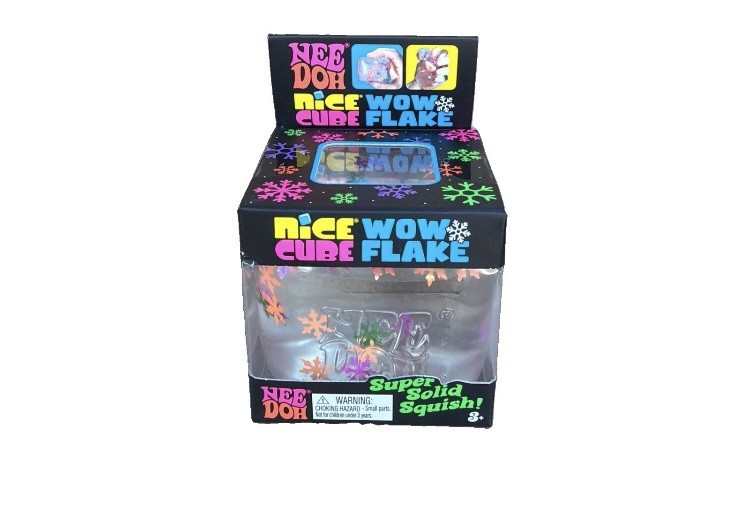 Schylling NeeDoh ❄️ NICE CUBE WOW SNOWFLAKE — AUTHENTIC & HARD TO FIND ❄️ Schylling NeeDoh ❄️ NICE CUBE WOW SNOWFLAKE — AUTHENTIC & HARD TO FIND ❄️