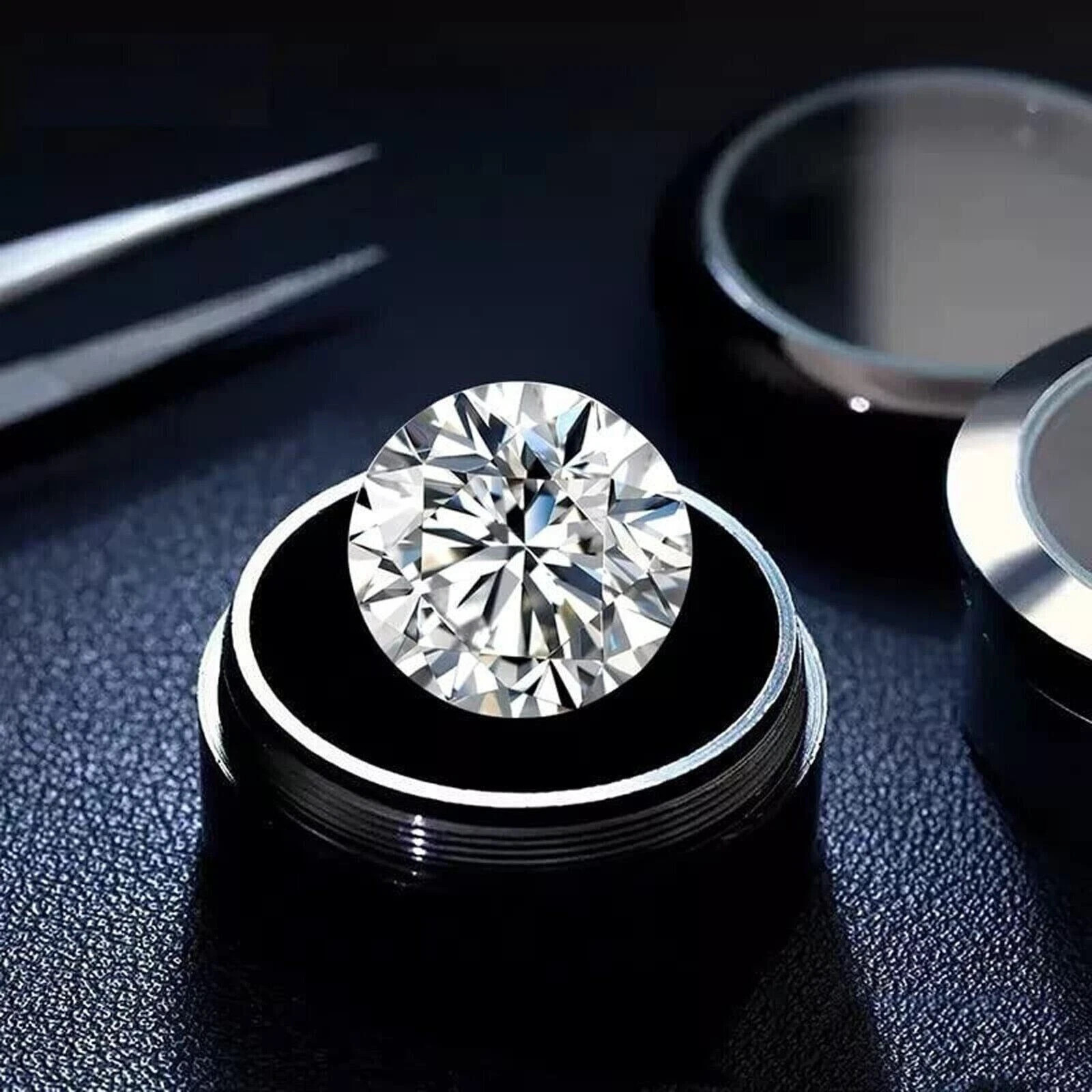 CERTIFIED 3.00 Ct CVD Diamond D Grade ROUND LOOSE VVS1/9.5 mm