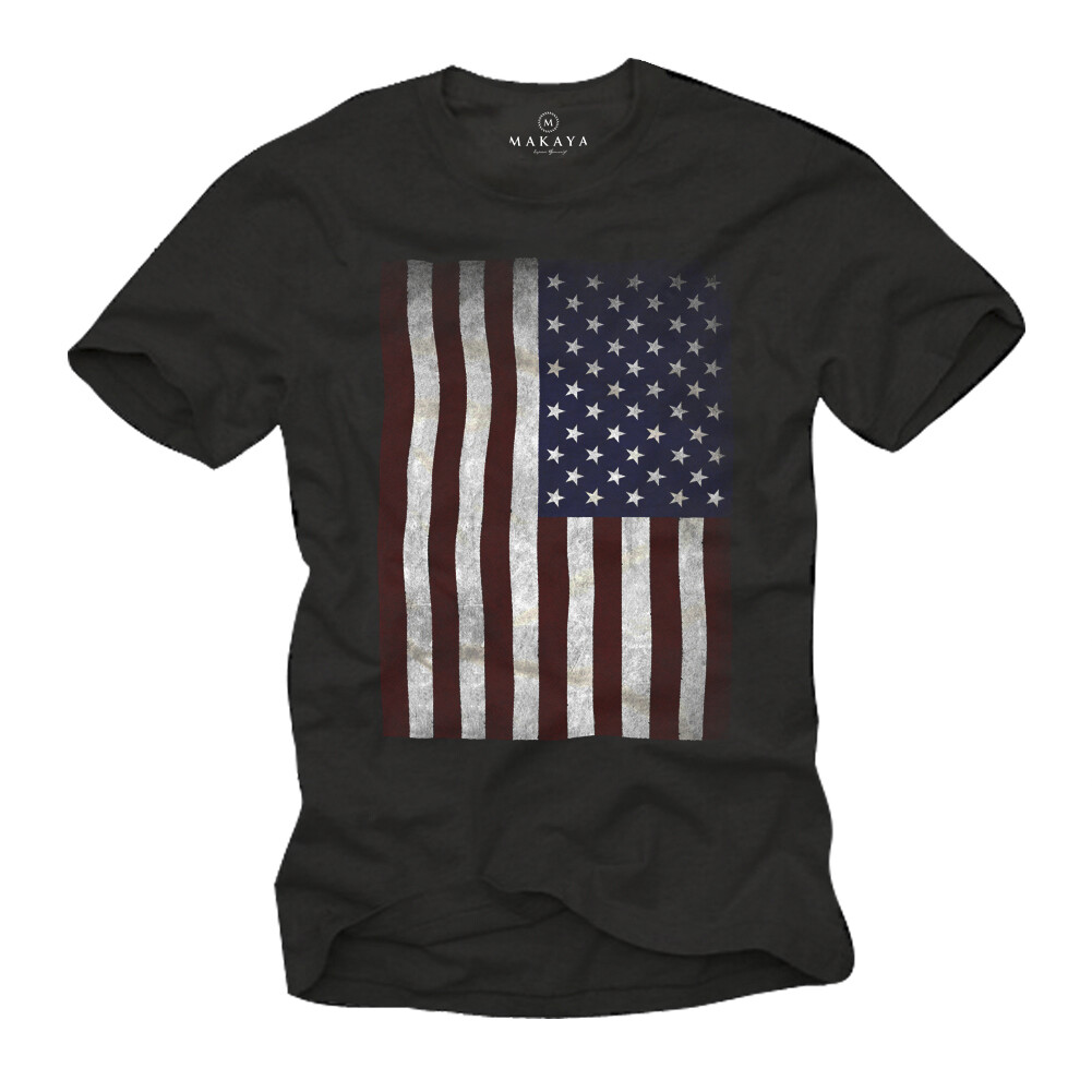 Cool USA Men\'s T-Shirt with America Flag - Men\'s United States America Shirt Cool USA Men\'s T-Shirt with America Flag - Men\'s United States America Shirt