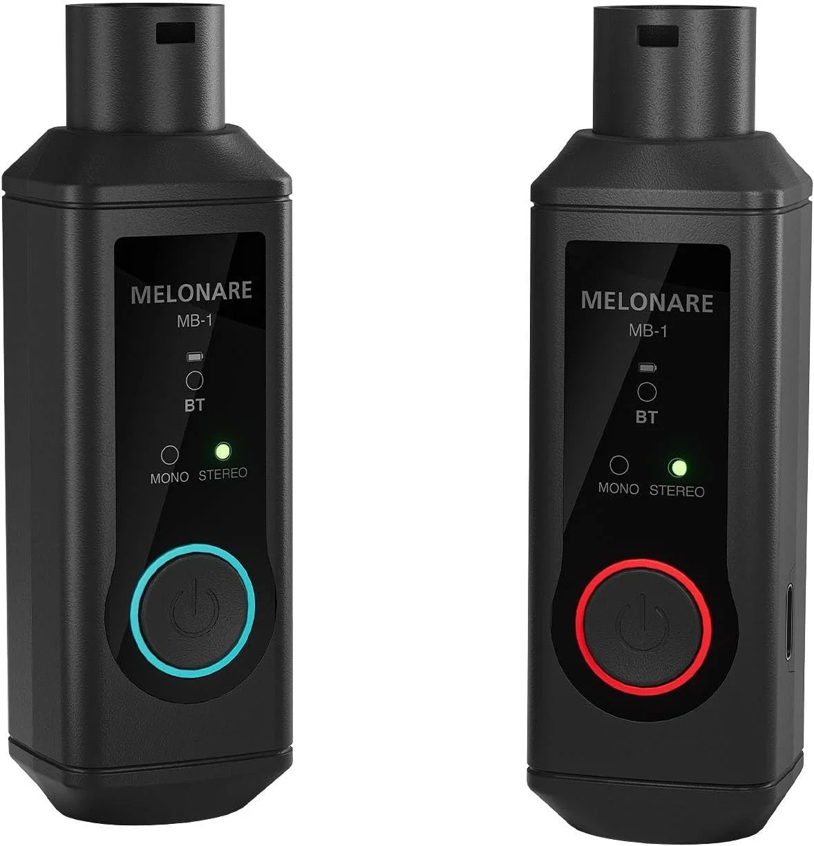MELONARE XLR Bluetooth Receiver BT 5.3 Mono/Stereo 15H MB-1