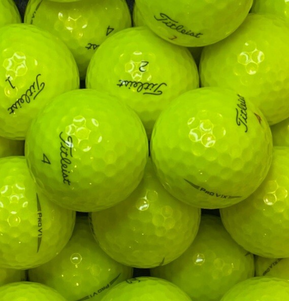 36 Titleist Pro V1 / V1x 5A Mint Condition Used Yellow Golf Balls AAAAA 36 Titleist Pro V1 / V1x 5A Mint Condition Used Yellow Golf Balls AAAAA