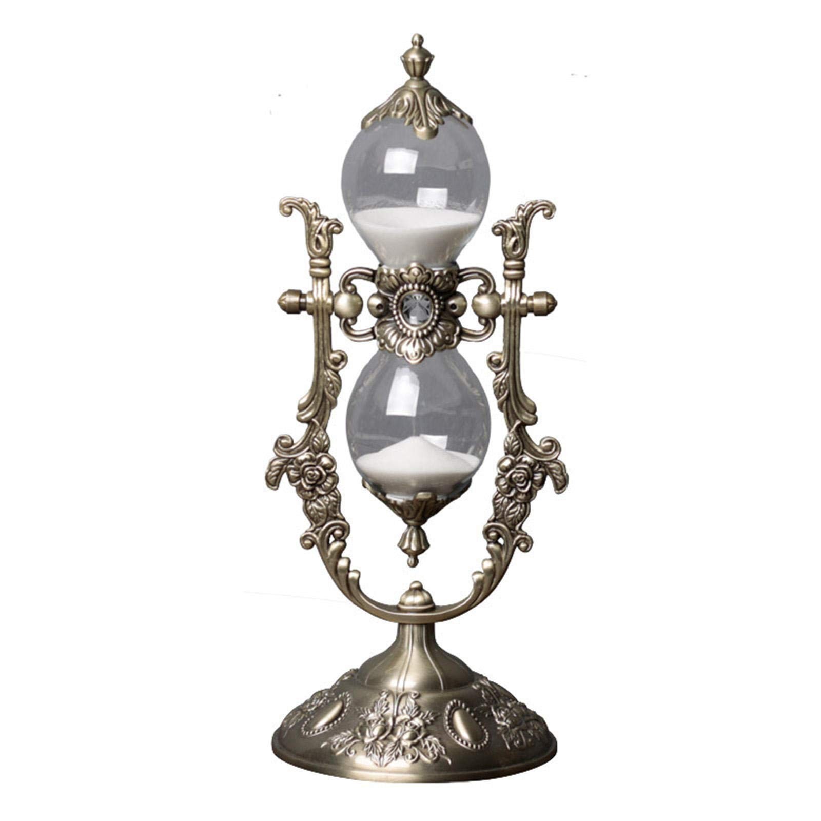 15-Minute Embossed Golden Hourglass Timer for Vintage Home & Office Decor, Gifts 15-Minute Embossed Golden Hourglass Timer for Vintage Home & Office Decor, Gifts
