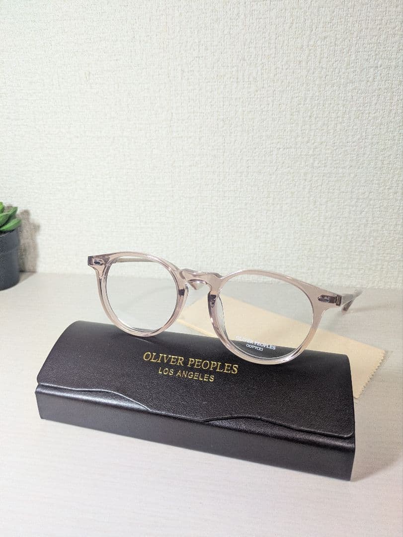 Oliver Peoples Gregory Peck Clear Eyeglasses Frame Pre-owned from Japan Oliver Peoples Gregory Peck Clear Eyeglasses Frame Pre-owned from Japan