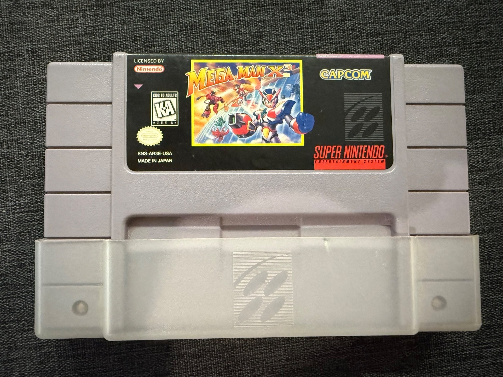 Mega Man X3 (SNES, 1996) Authentic - Cart and Manual - Tested & Working Rare Mega Man X3 (SNES, 1996) Authentic - Cart and Manual - Tested & Working Rare