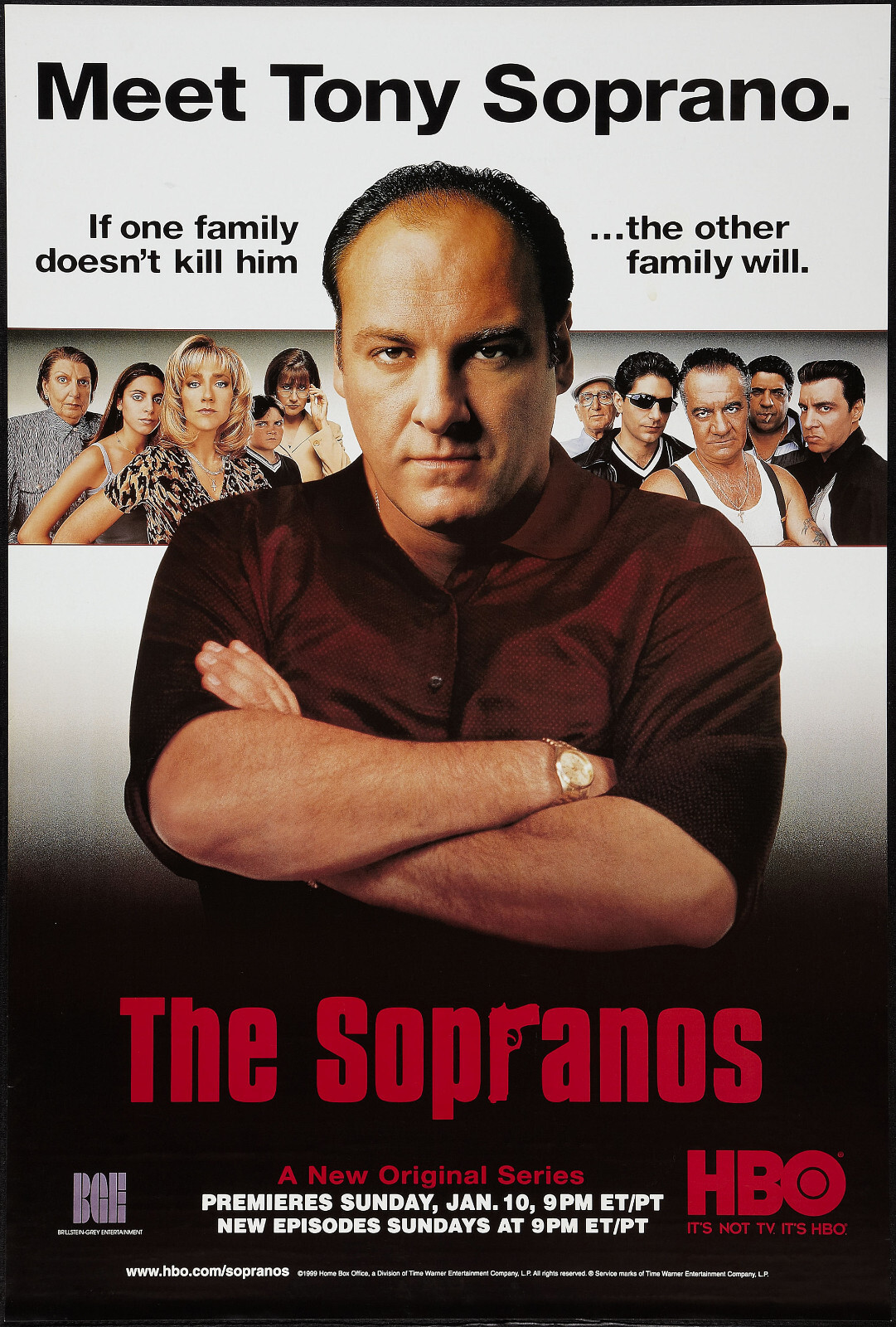 The Sopranos Poster 24x36 24\ The Sopranos Poster 24x36 24\