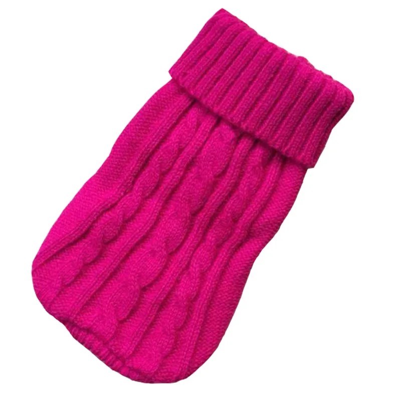 Cozy Knit Dog Sweater Winter Warm Clothes for Small Medium Pets Puppy*