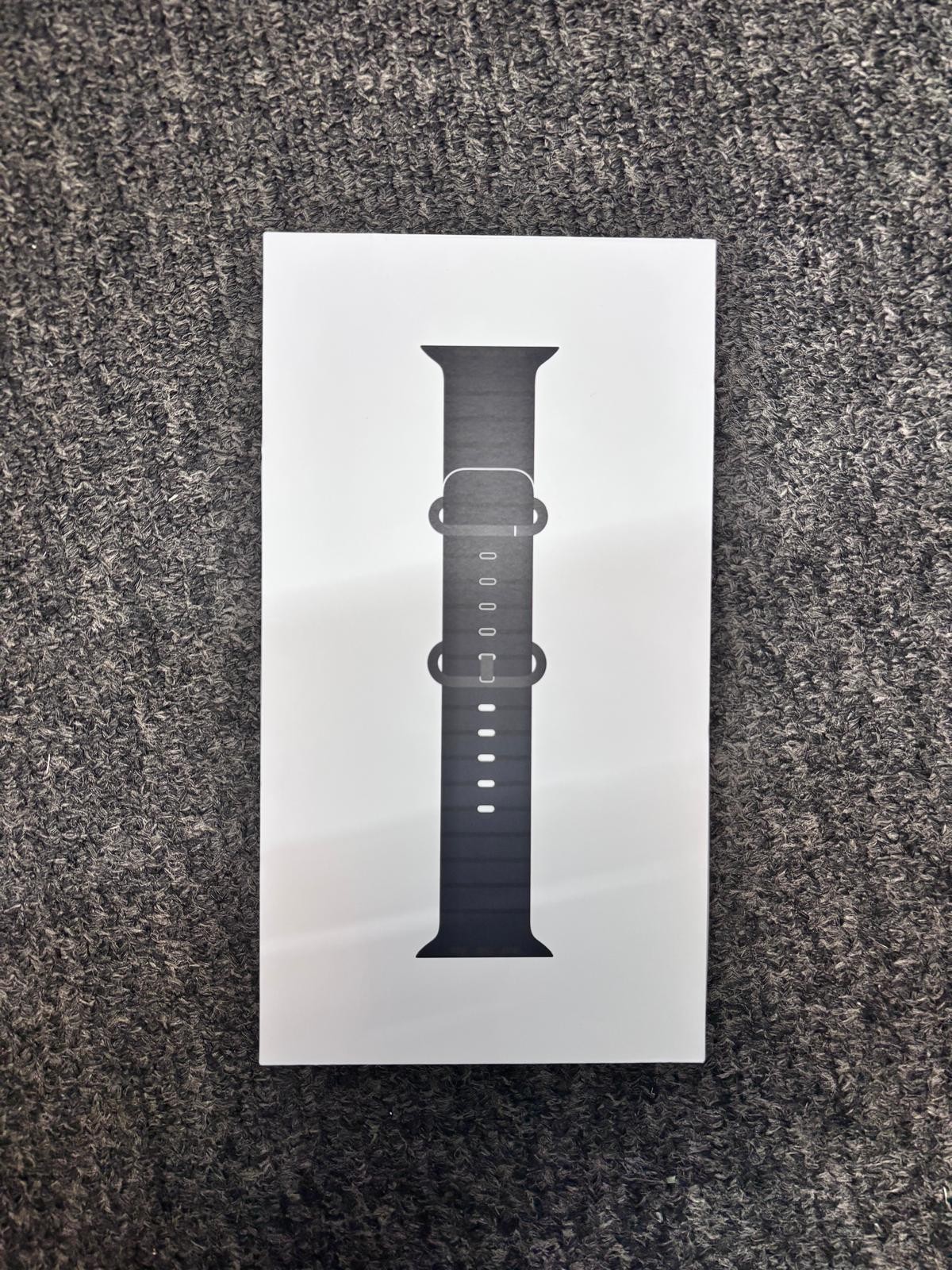 Genuine Apple Watch Band Ocean Band (49mm) - Black