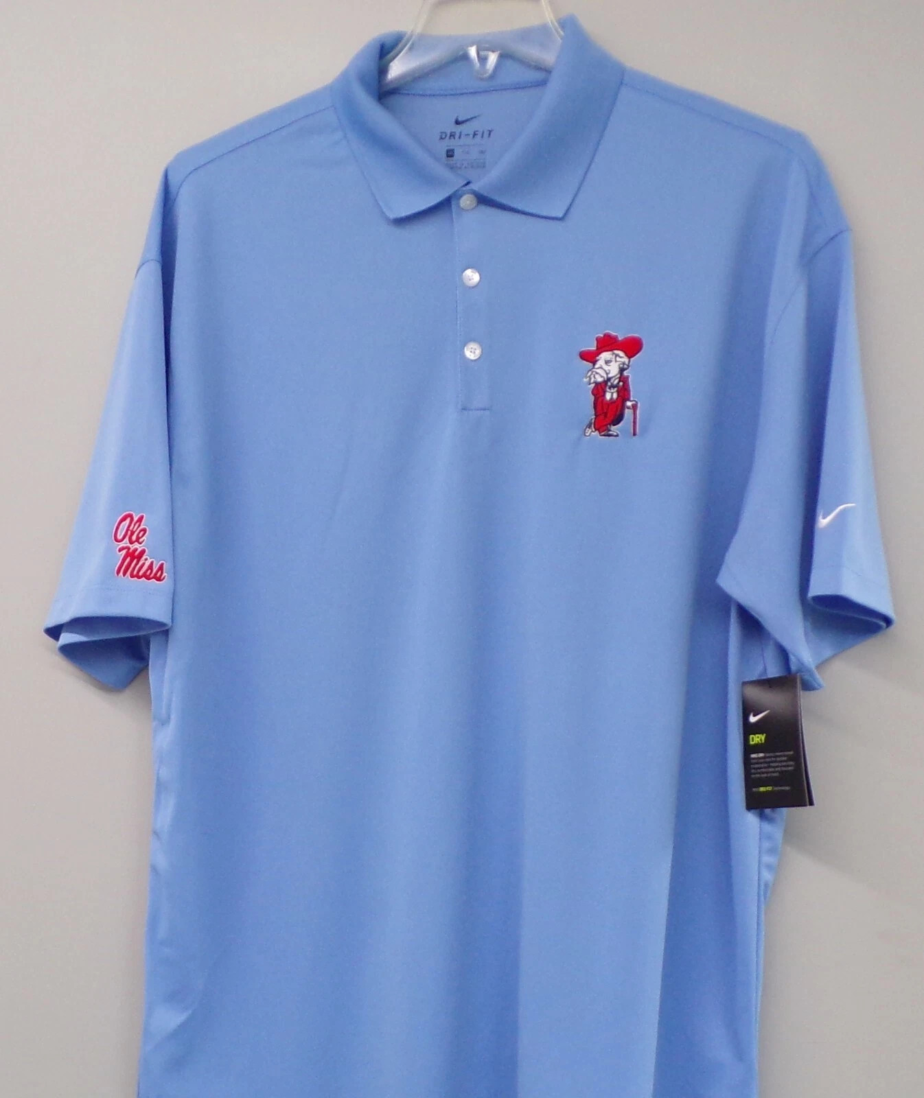 Nike Golf Ole Miss Rebels NCAA Mens Polo XS-4XL, LT-4XLT New Nike Golf Ole Miss Rebels NCAA Mens Polo XS-4XL, LT-4XLT New