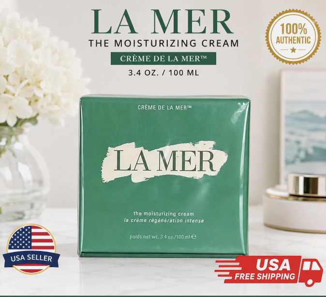 La Mer Creme De La Mer The Moisturizing Cream 3.4 oz / 100 ml new sealed NIB