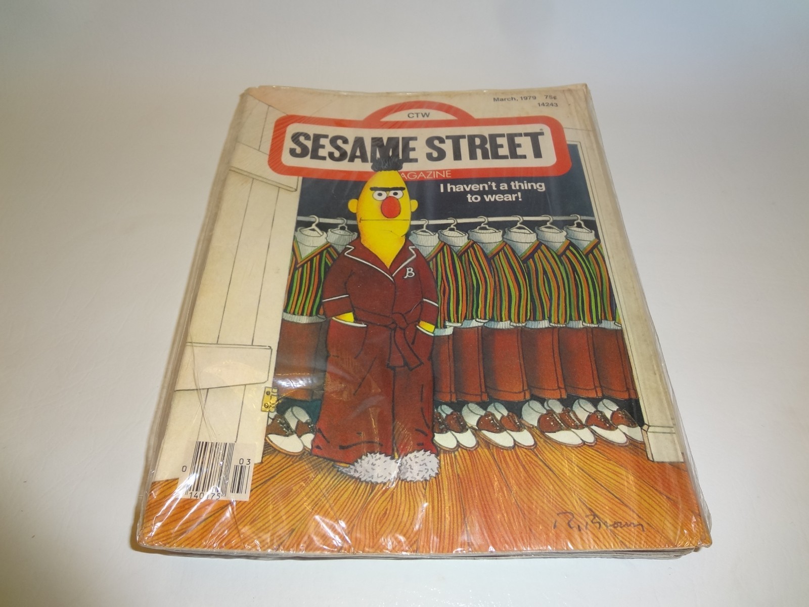 Sesame Street Magazine March 1979, still in the shrink wrap.  