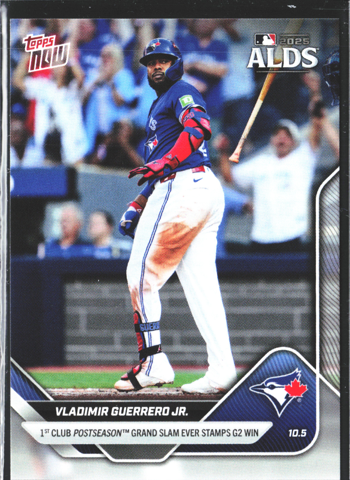 Vladimir Guerrero Jr. Baseball Card 2025 ALDS Grand Slam Toronto Blue Jays Vladimir Guerrero Jr. Baseball Card 2025 ALDS Grand Slam Toronto Blue Jays