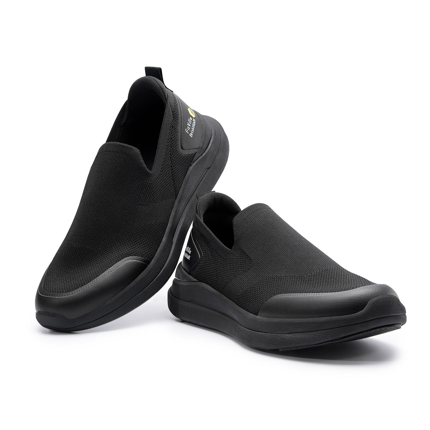 FitVille Plantar Fasciitis Shoes for Men Extra Wide Orthopedic Casual Slip-On