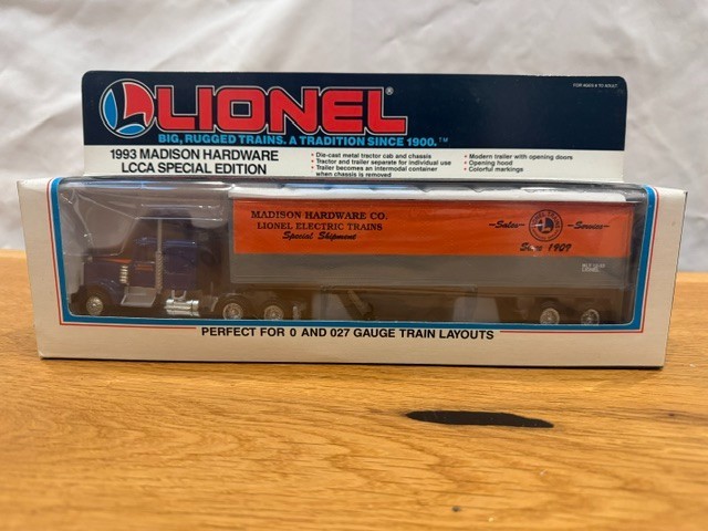 Lionel O Gauge 6-52025 SMadison Hardware LLCA Special Edition ~ NEW IN BOX Lionel O Gauge 6-52025 SMadison Hardware LLCA Special Edition ~ NEW IN BOX