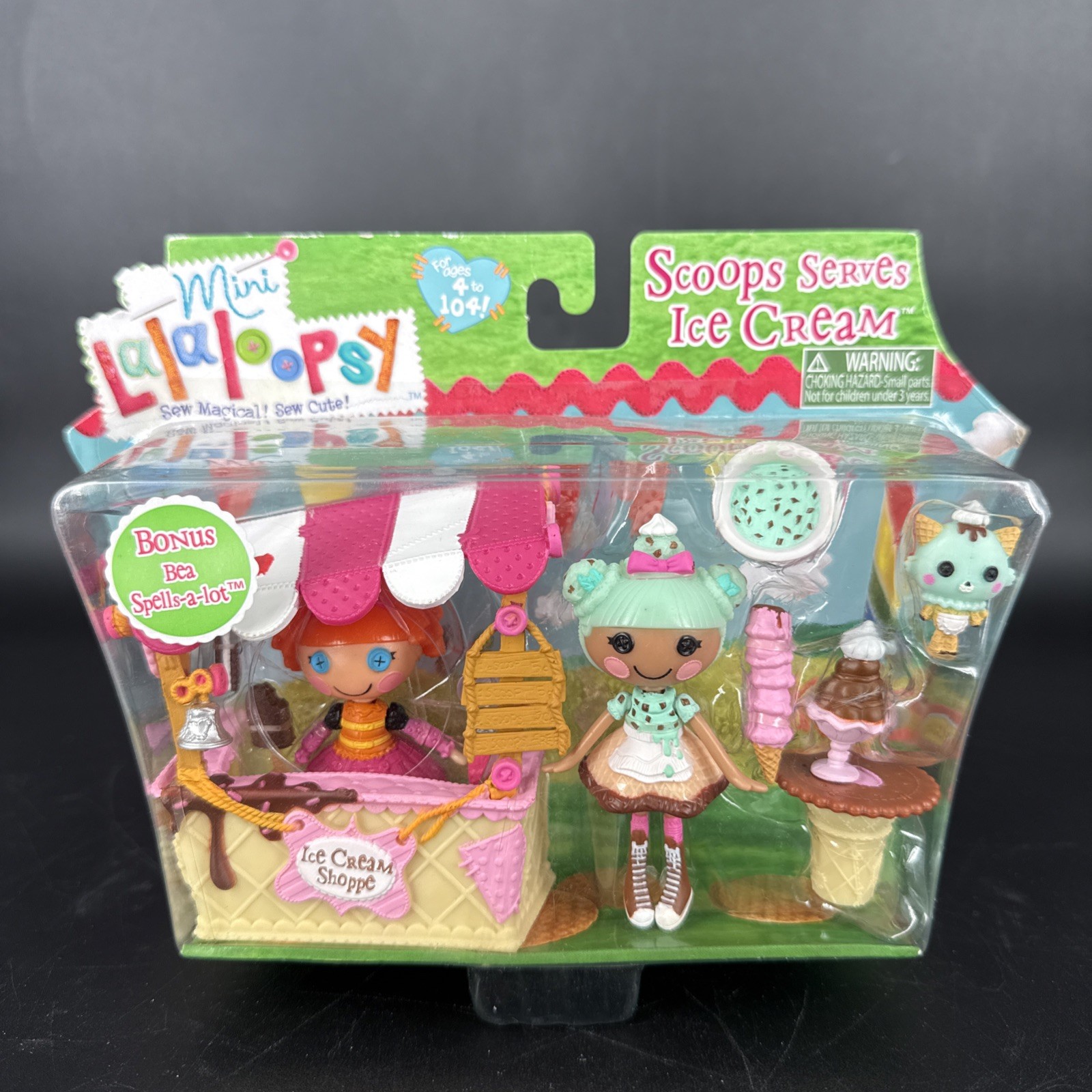 Lalaloopsy Mini Doll Scoops Serves Ice Cream Play Set New in Package Lalaloopsy Mini Doll Scoops Serves Ice Cream Play Set New in Package