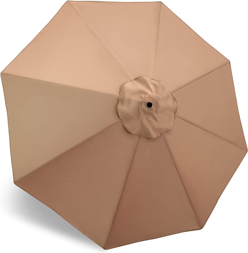 9ft Patio Market Table Outdoor Umbrella Replacement Canopy Cover (Canopy Only)