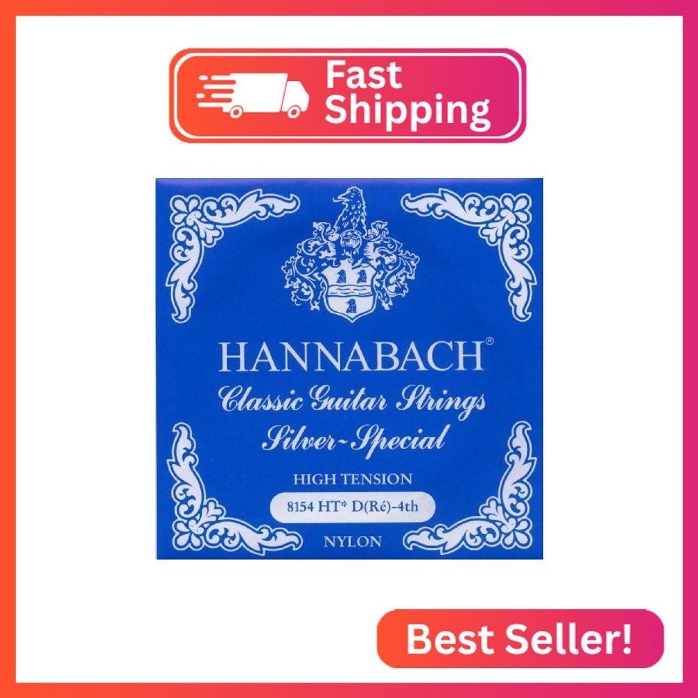 Hannabach Series 815 High Tension Silver Special Single D4 String for Classic Gu