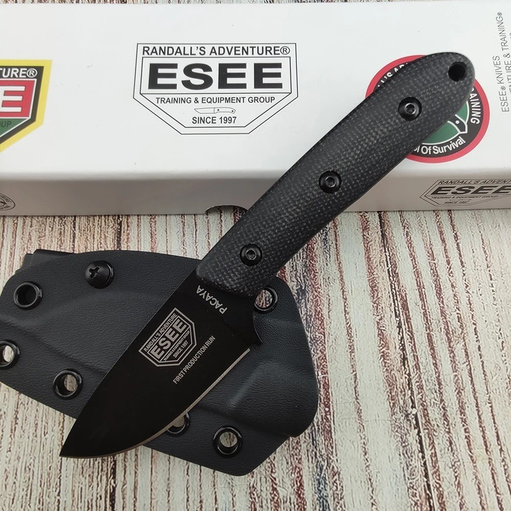 ESEE Pacaya Knife Multi-purpose Fixed D2 Blade Knife with Kydex Sheath ESEE Pacaya Knife Multi-purpose Fixed D2 Blade Knife with Kydex Sheath