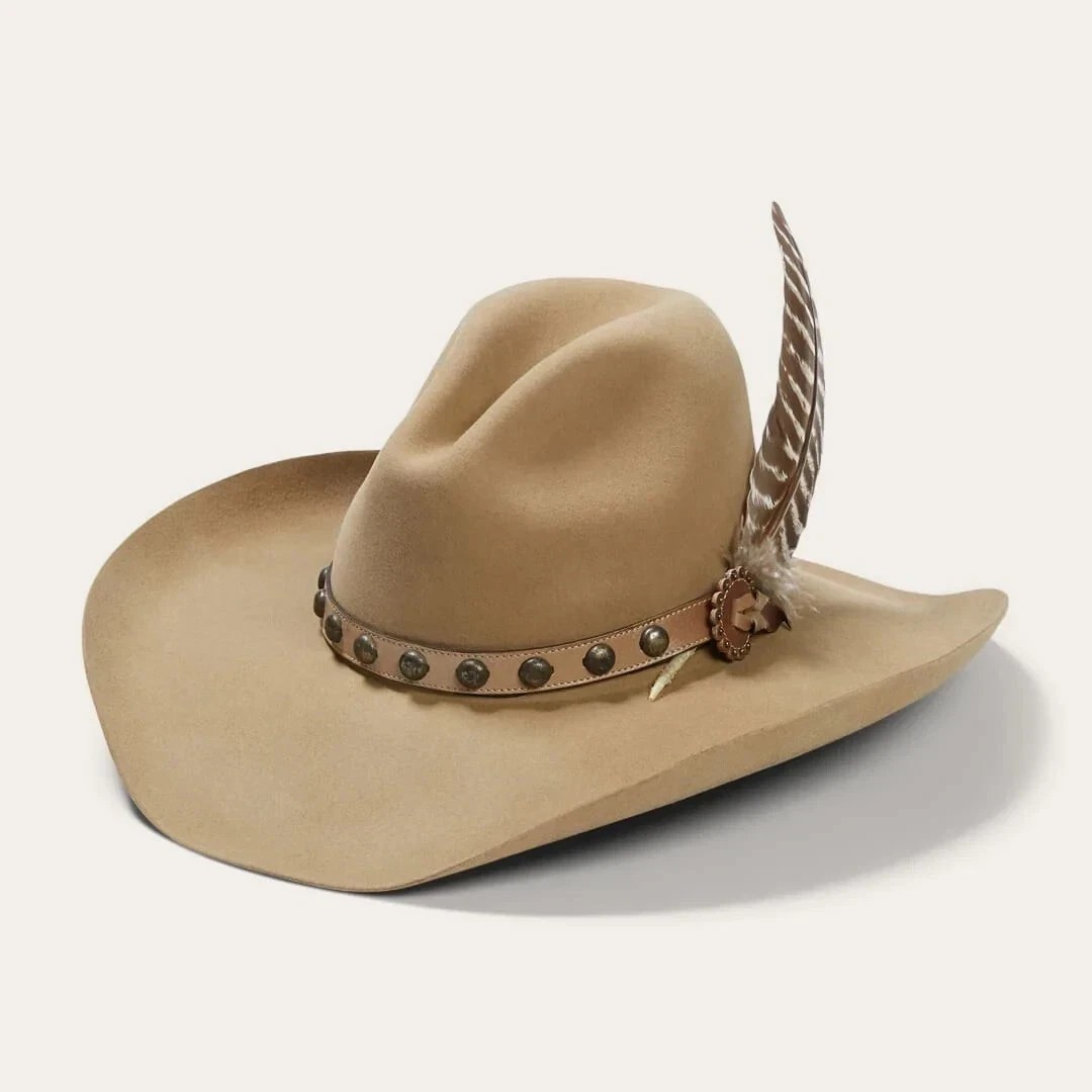 Stetson Men\'s 4X Broken Bow Buffalo Felt Cowboy Hat- MADE IN USA. Stetson Men\'s 4X Broken Bow Buffalo Felt Cowboy Hat- MADE IN USA.