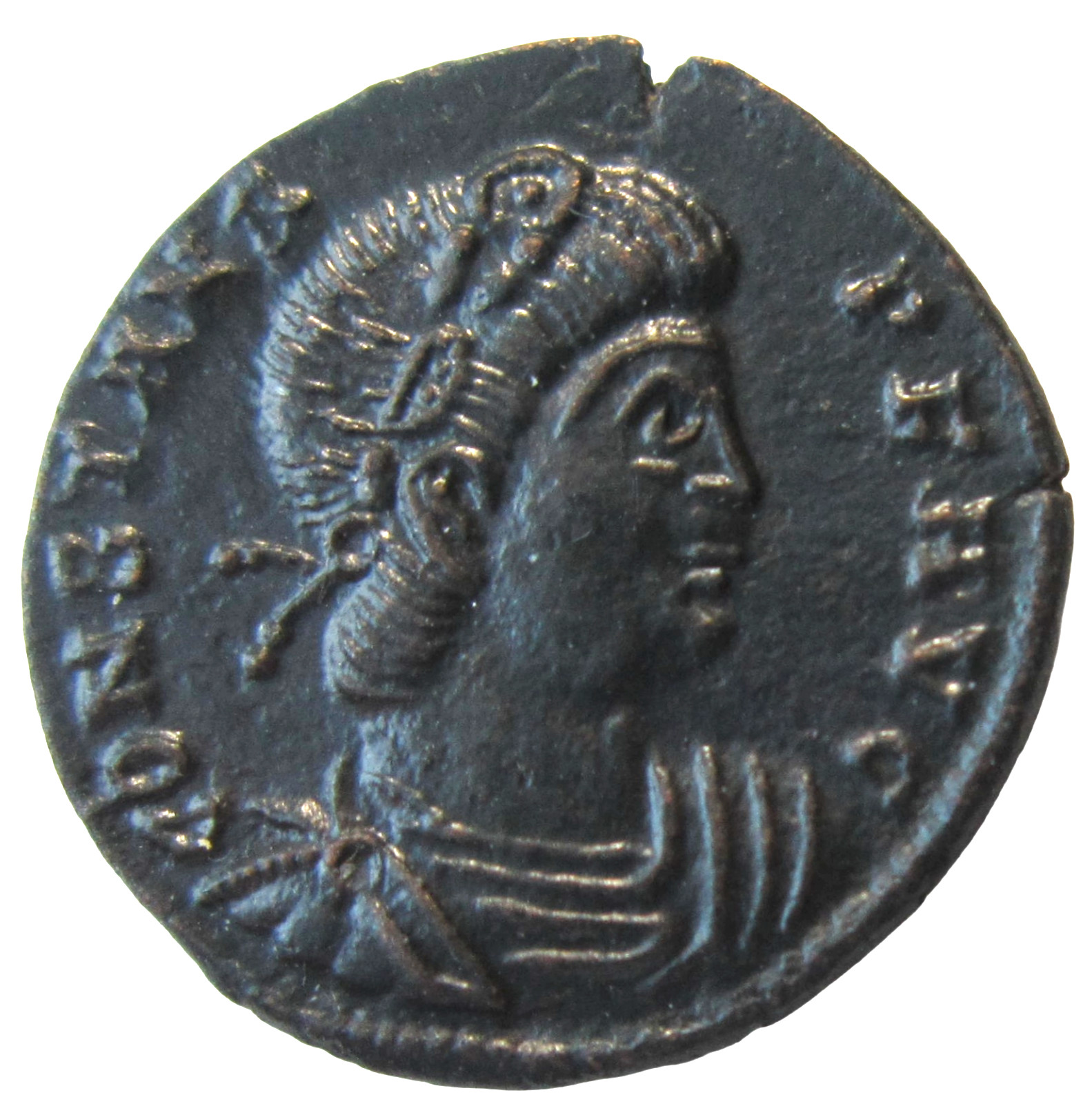 CONSTANS. 337-350 AD.  AE 4. TRIER (TREVERI) MINT. TWO SOLDIERS REVERSE.