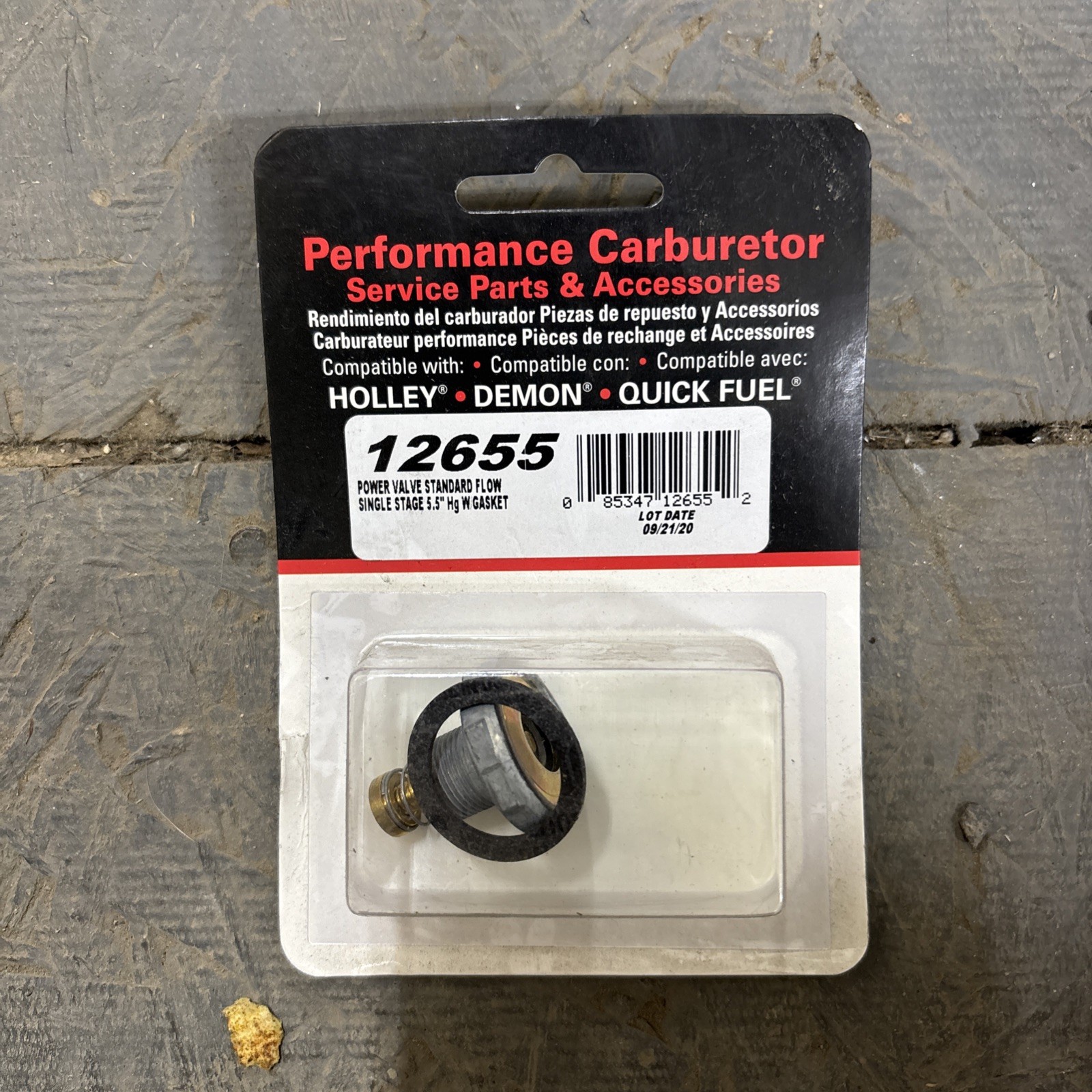 Edelbrock 12655 - Standard Flow Carburetor Valve, Single Stage 5.5
