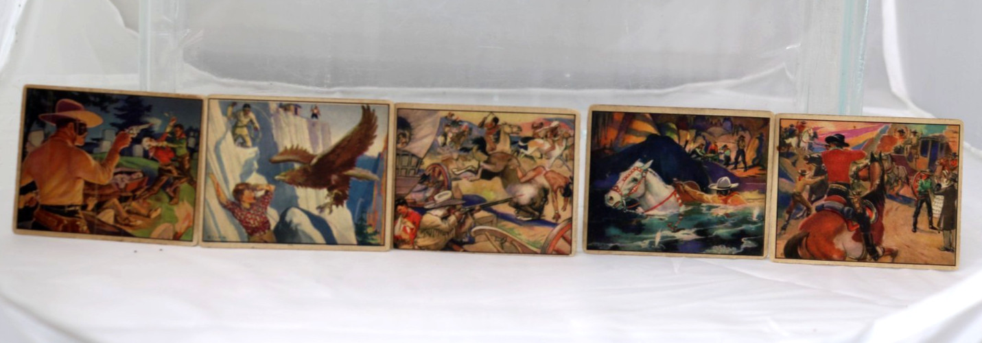 1940 Lone Range Gum Cards Lot of 5 (R-83) #8 #6 #13 #17 #14 Ungraded 1940 Lone Range Gum Cards Lot of 5 (R-83) #8 #6 #13 #17 #14 Ungraded