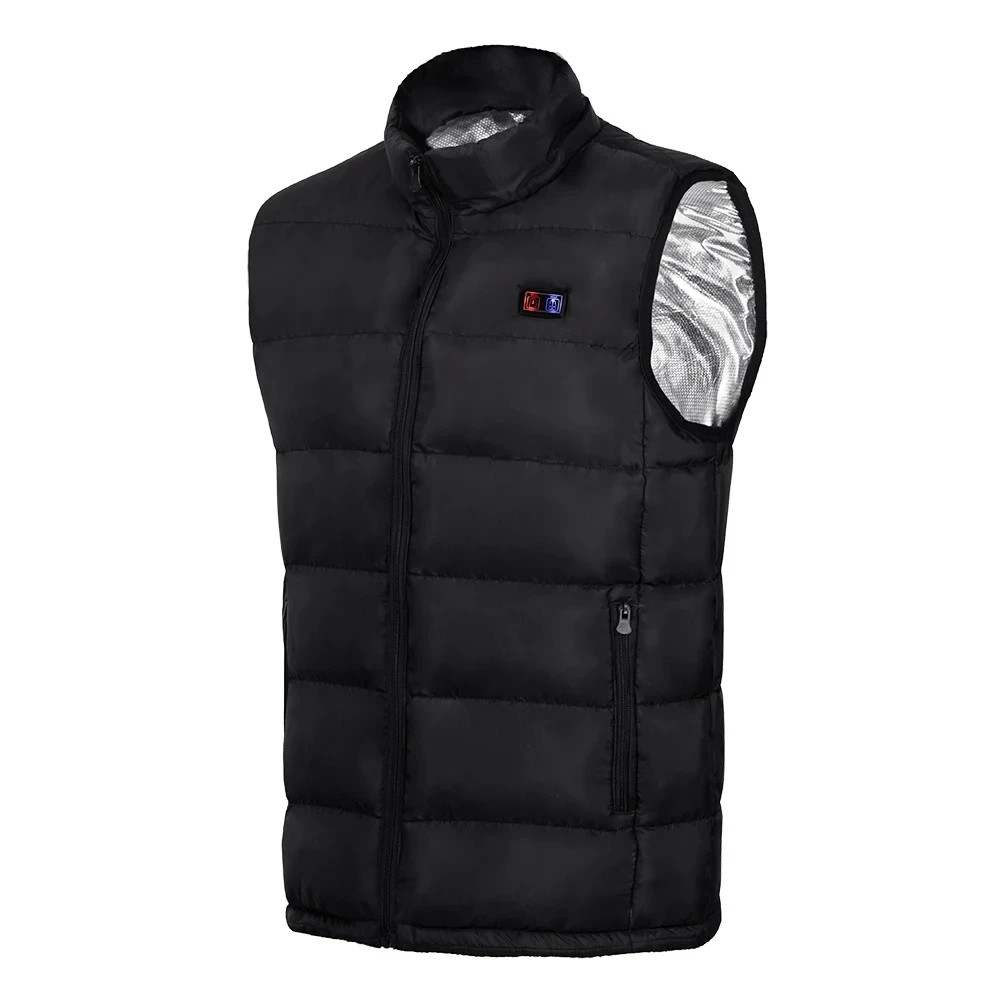 Men's 9-Zone USB Electric Heated Vest Graphene Winter Outdoor Jacket