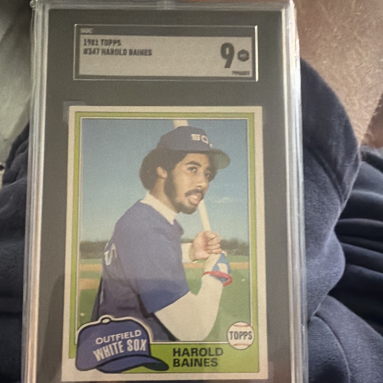 Topps 1981 Harold Baines Chicago White Sox #347 Graded Baseball Card Topps 1981 Harold Baines Chicago White Sox #347 Graded Baseball Card