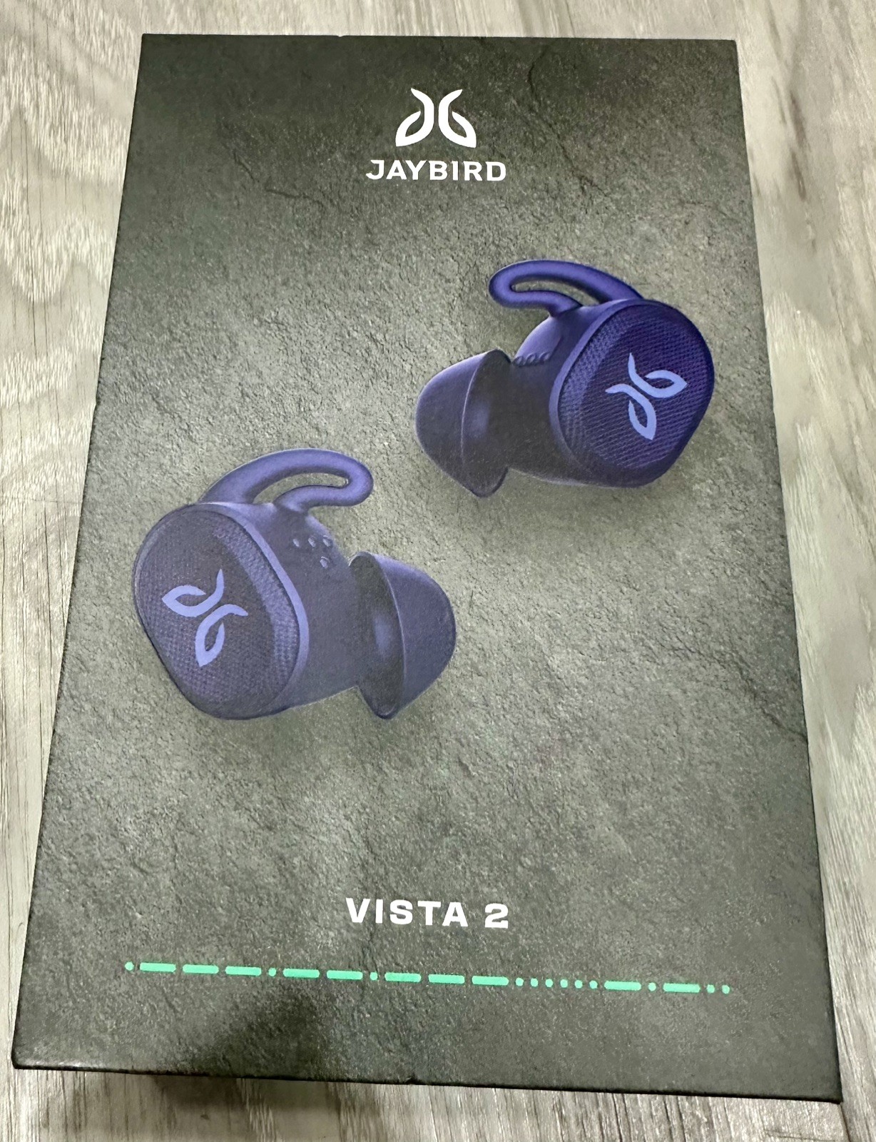 Jaybird Vista 2 True Wireless ANC Bluetooth Sport Earbuds Blue Complete Open Box